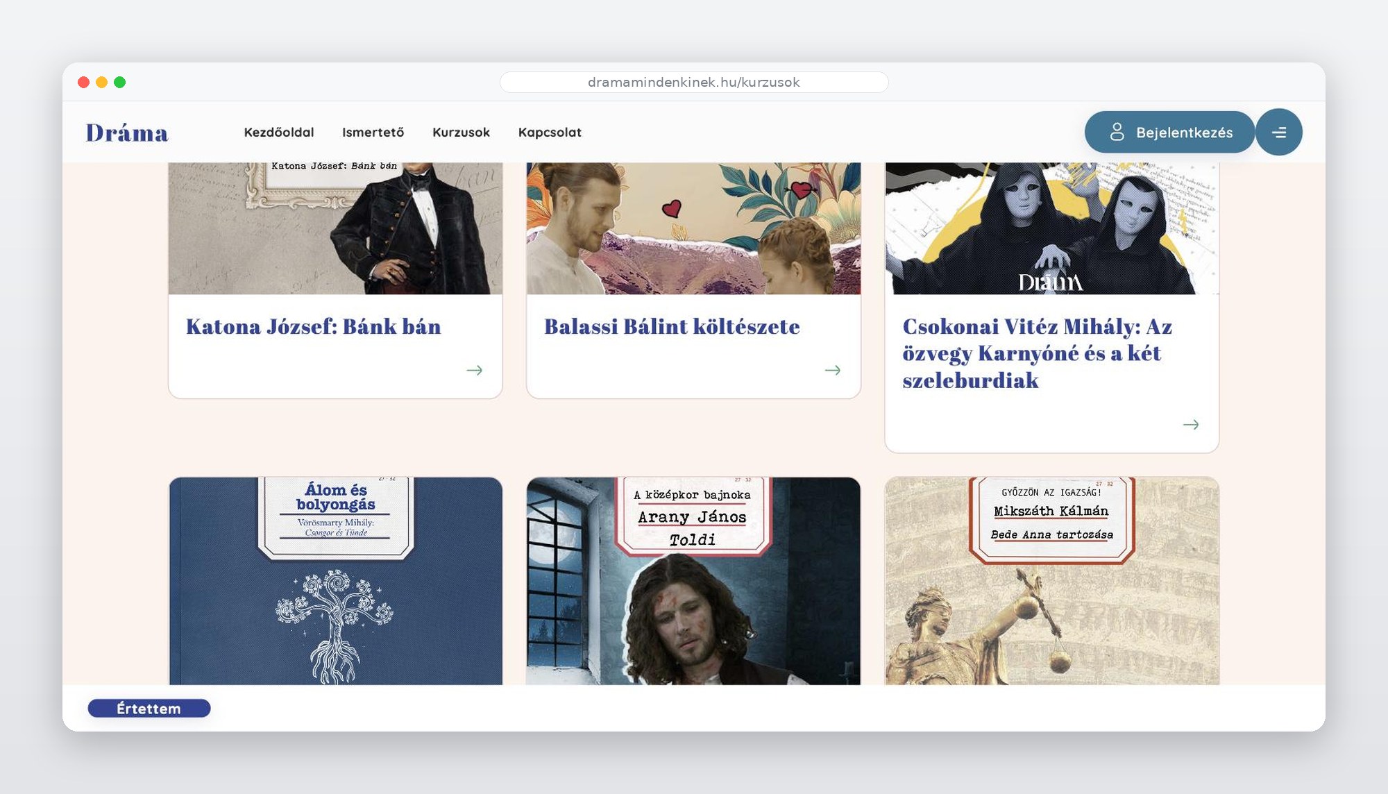 dráMA – kurzusok a dramamindenkinek.hu-n