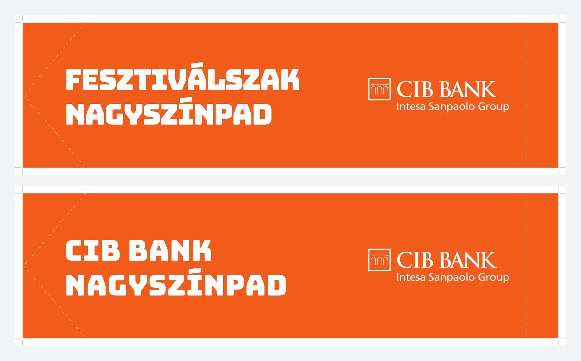 EFOTT 2025 nagyszínpad-frízek: Fesztiválszak és CIB Bank nagyszínpad