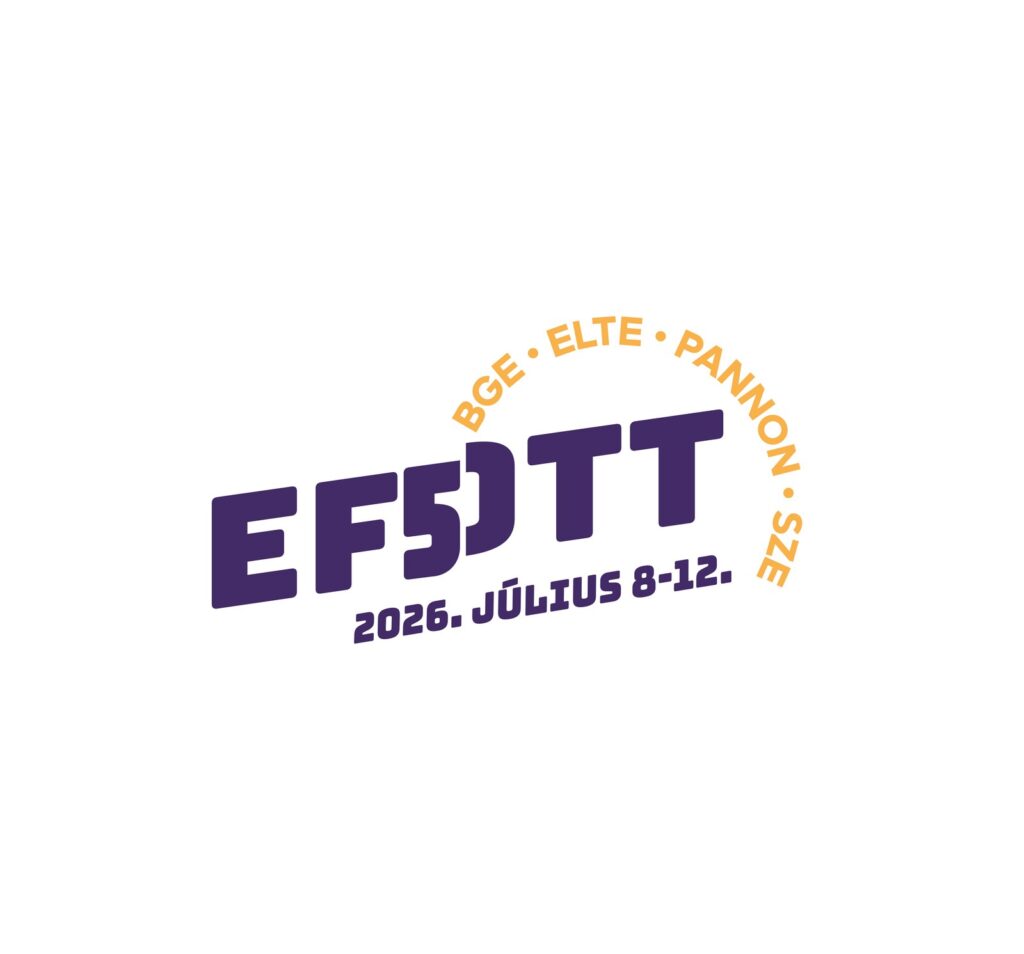 EFOTT50 arculat – kompakt logóváltozat: BGE, ELTE, Pannon, SZE