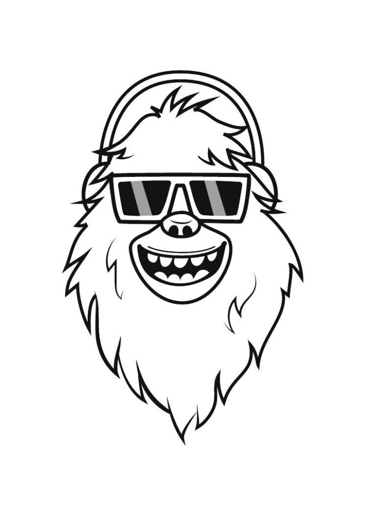 EFOTT50 kollekció – a Yeti vonalas rajza pólóra