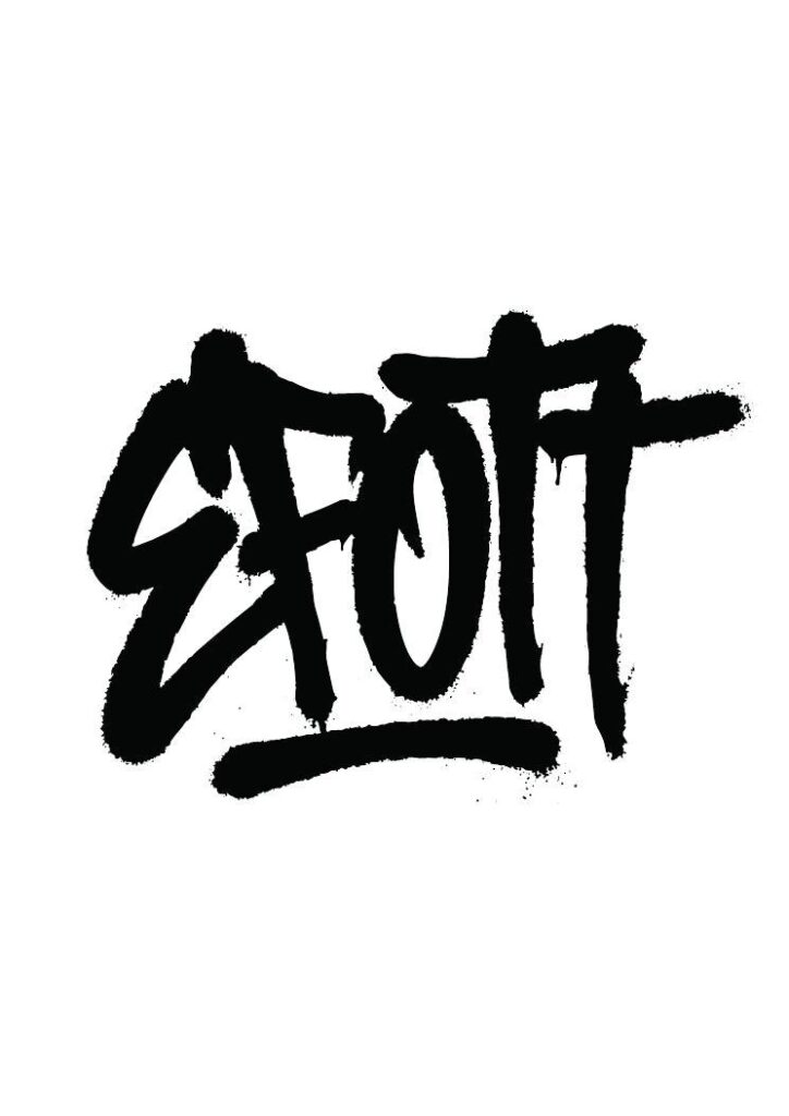 EFOTT50 kollekció – graffiti-stílusú EFOTT kézírás