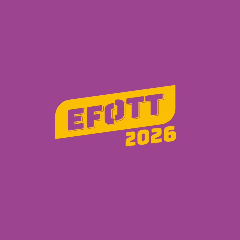 EFOTT 2026 logó – a jubileumi 50 nélküli, évszámos alapváltozat