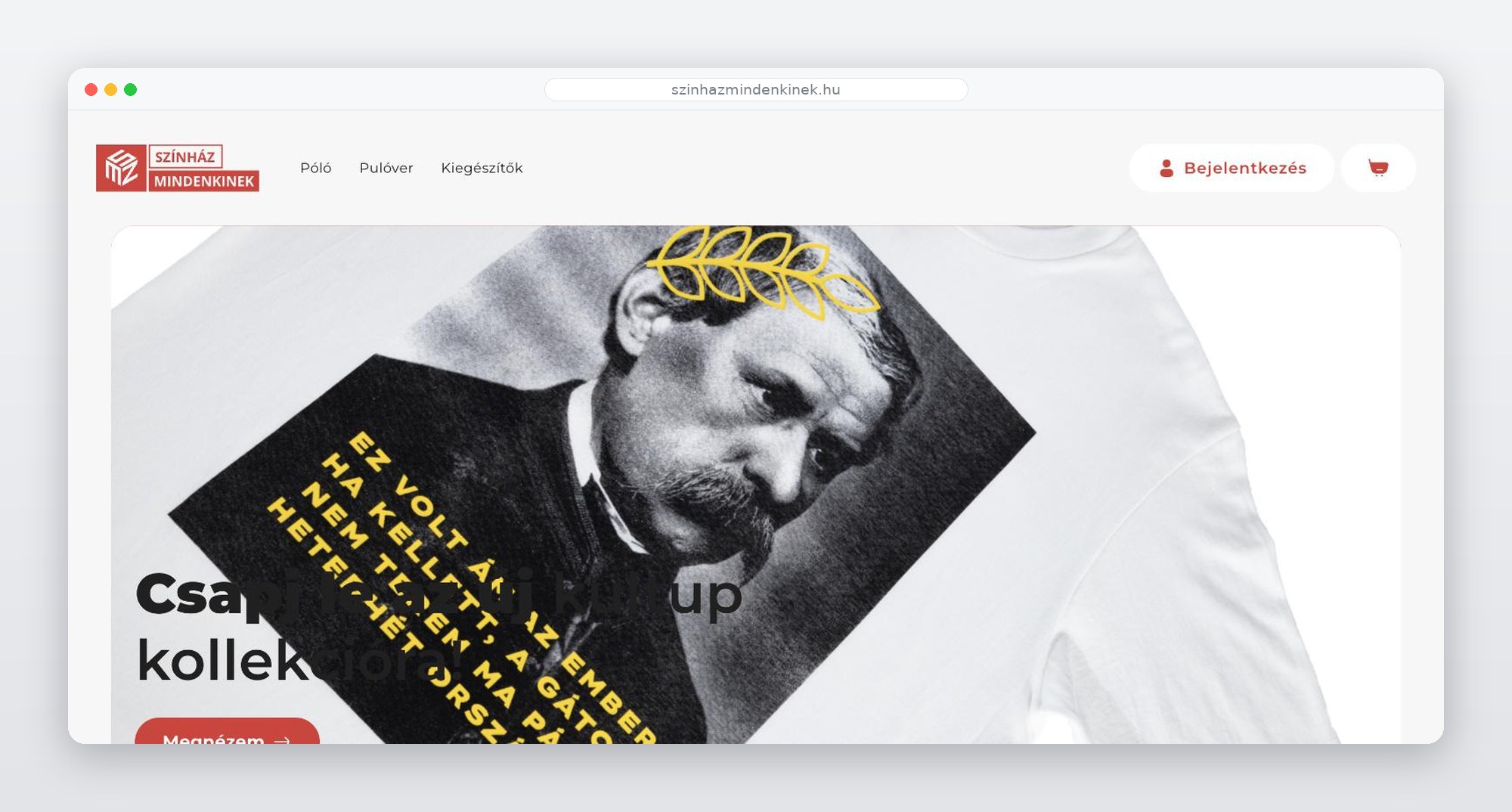 Színház mindenkinek webshop – Déryné Program