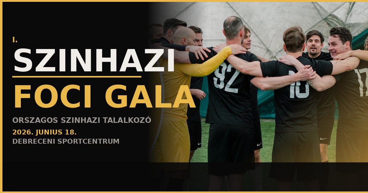 Színházi Foci Gála – megosztási kép
